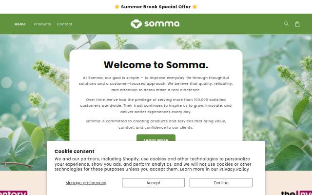 Somma storefront