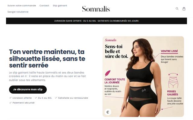 Somnalis storefront