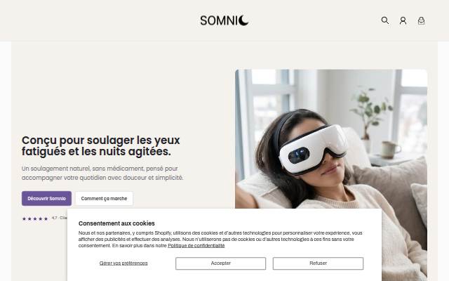 Somnio storefront