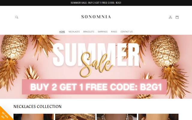 Sonomnia storefront