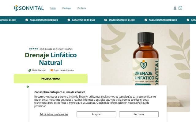 SONVITAL storefront