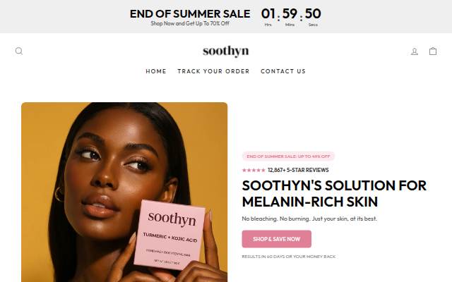 Soothyn storefront