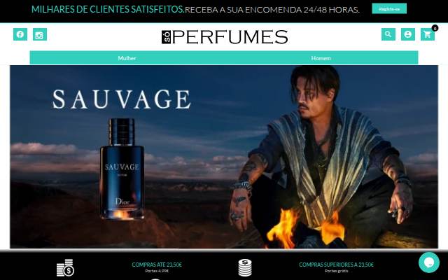 Só Perfumes storefront