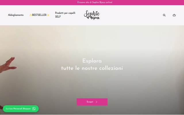 Sophie Bijoux storefront