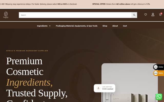 Sophix Natural storefront
