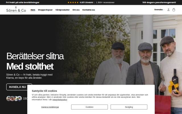 Sören &amp; Co storefront