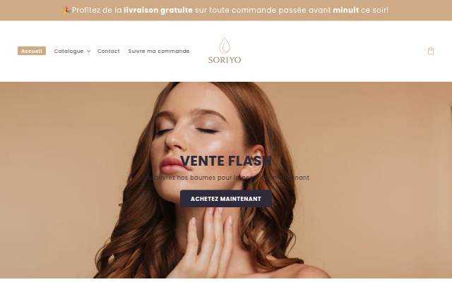 Startseite von Soriyo