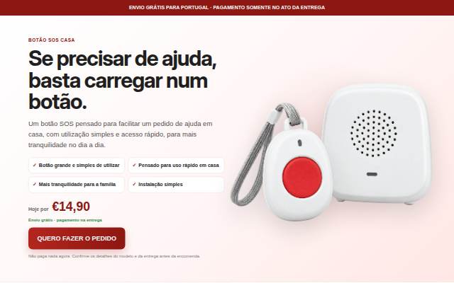 Botão SOS storefront