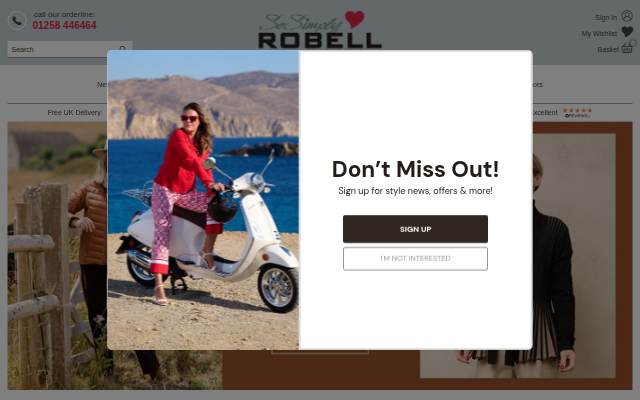 Robell Trousers storefront