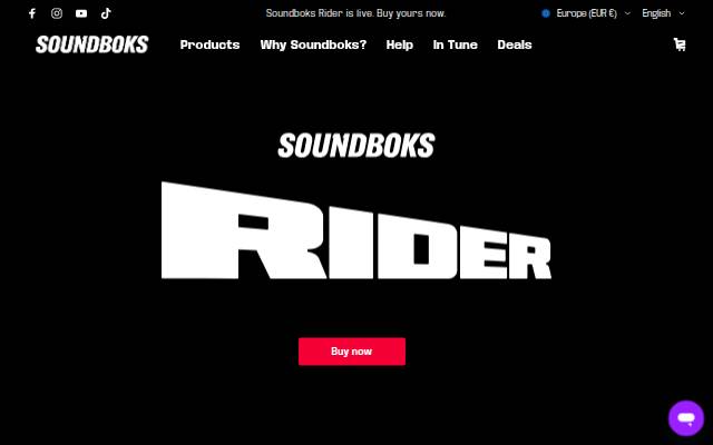 Soundboks EU storefront