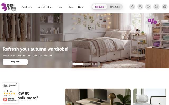 Spacetronik storefront