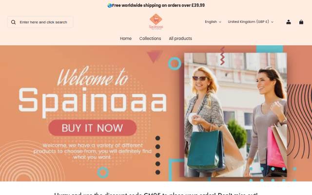 Spainoaa storefront