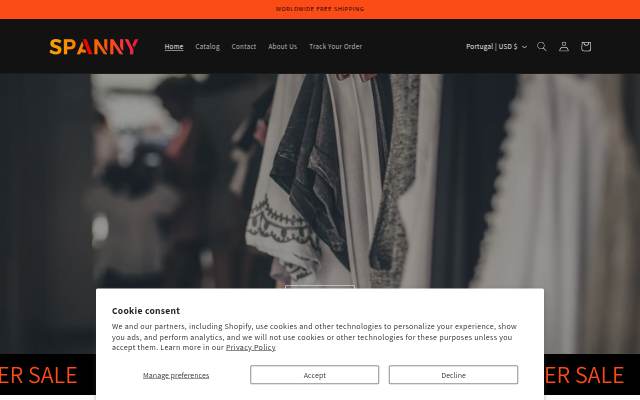 Startseite von Spanny