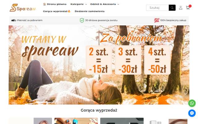 spareaw storefront