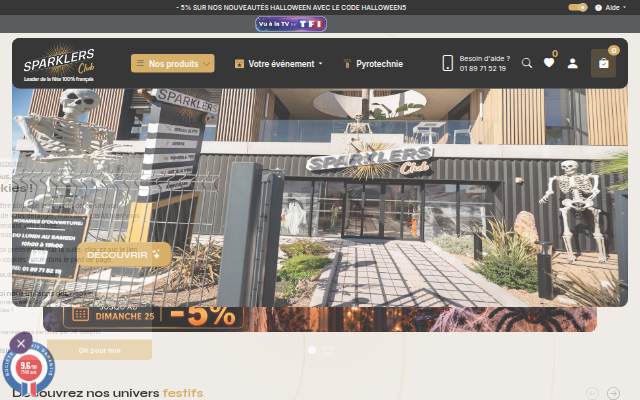 Magasin de fête au meilleur prix storefront