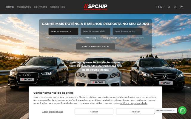Startseite von SPCHIP