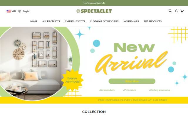 SPECTACLET storefront