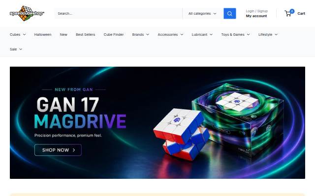 SpeedCubeShop storefront