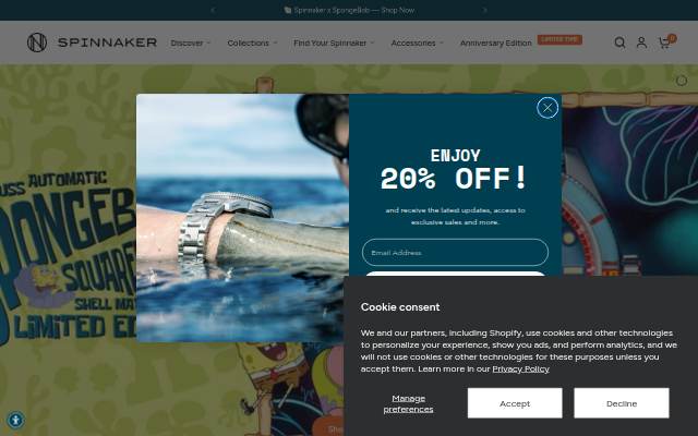 Spinnaker Watches storefront