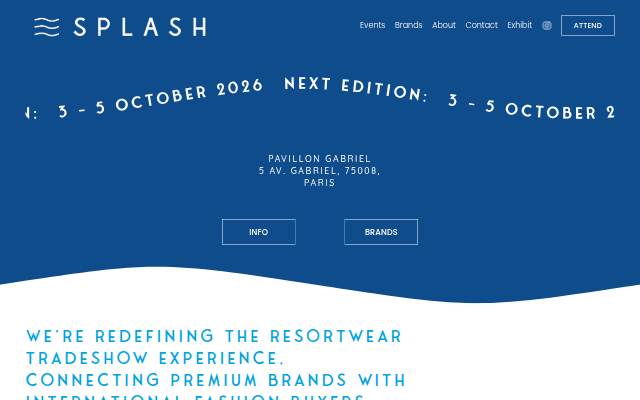 Splash Paris | The Premium Resortwear Show storefront