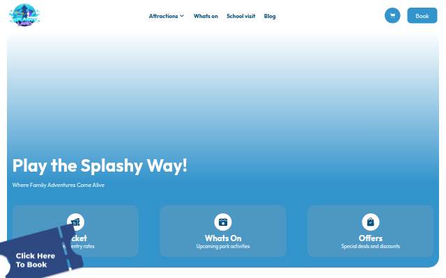 Startseite von Splashy Land