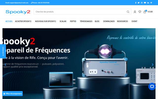 Spooky2 Français storefront