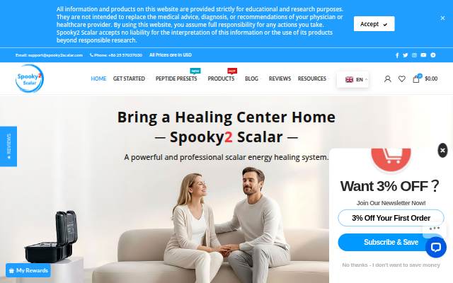 Spooky2 Scalar – A powerful and professional scalar energy healing system. storefront