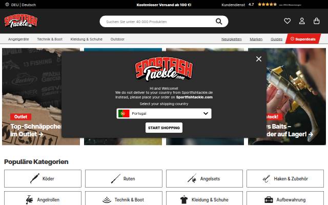Sportfishtackle.de storefront