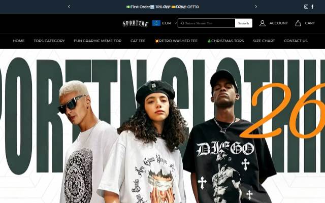 SPORTTNE storefront