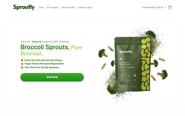 Sproutly storefront