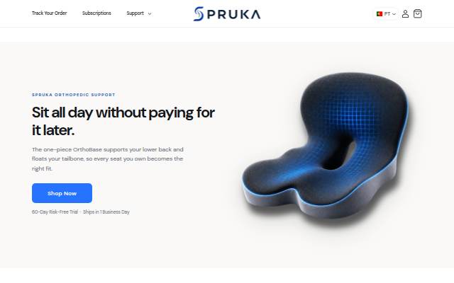Spruka storefront