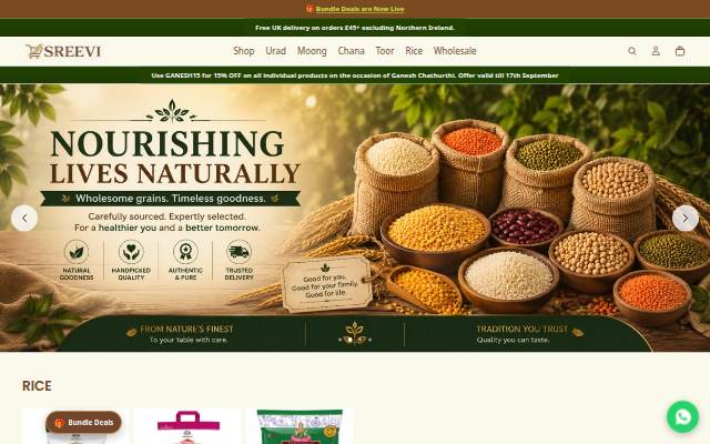 Sreevi storefront