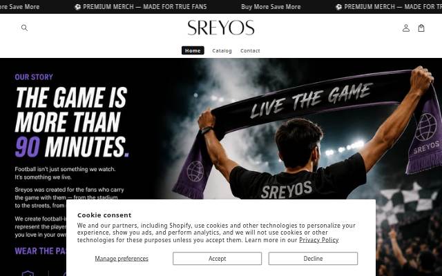 Sreyos storefront