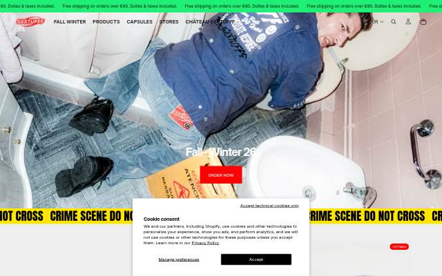 Escaparate de SSSTUFFF