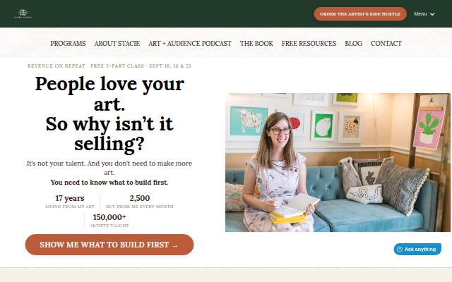 Stacie Bloomfield storefront