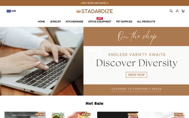 STADARDIZE storefront