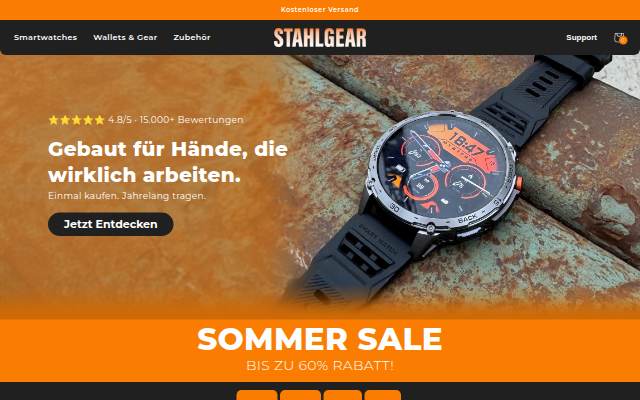StahlGear storefront