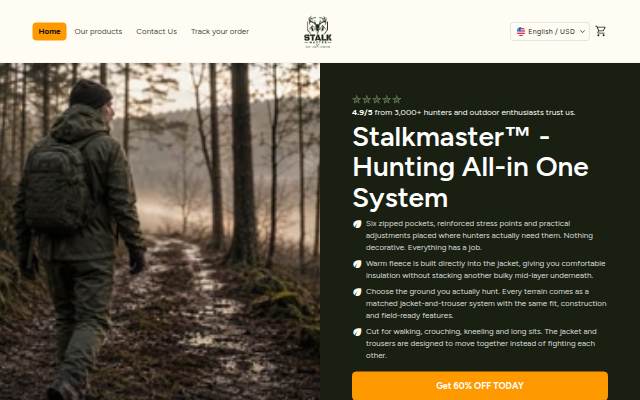 Startseite von Stalkmaster™