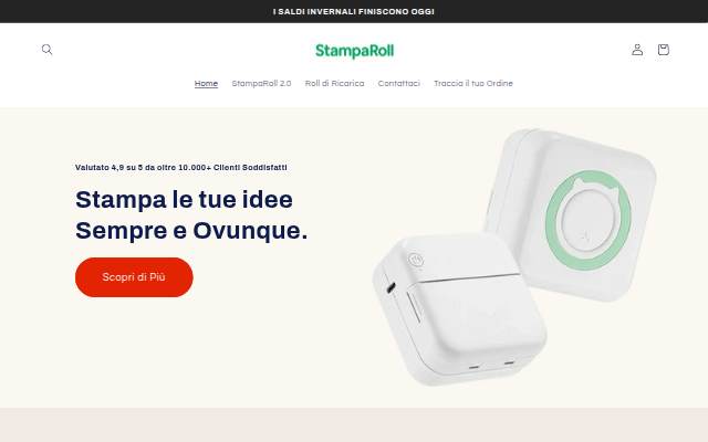 Startseite von StampaRoll