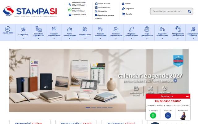 Gadget e Stampa Personalizzata per Aziende storefront