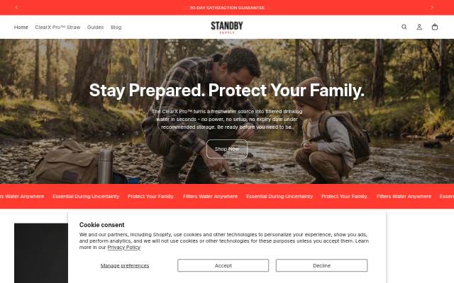 Standby Supply storefront