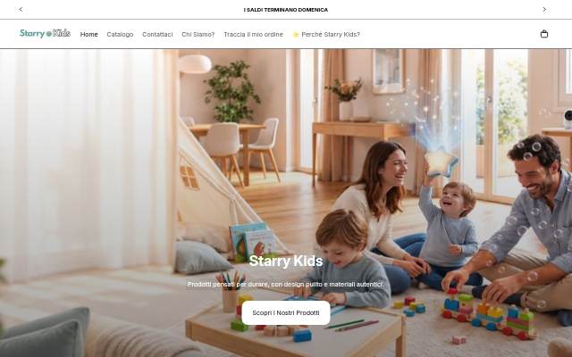 STARRY KIDS storefront