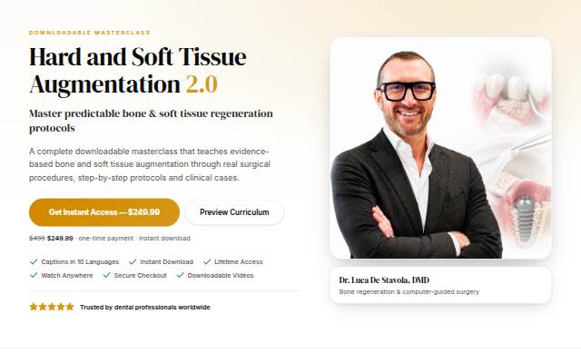 Hard &amp;amp; Soft Tissue Augmentation 2.0 storefront