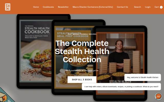Startseite von Stealth Health Life
