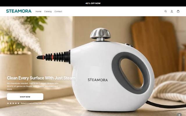 Steamora storefront