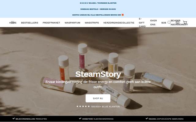 SteamStory storefront