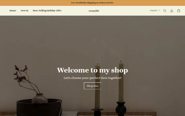 Vitrine de steasylife