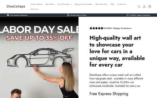 Steelshape storefront