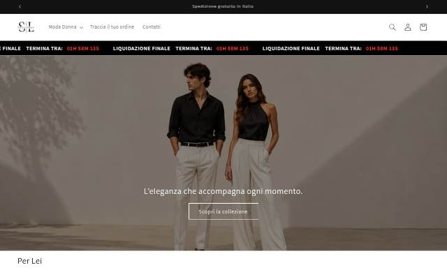 Montra da Negozio online