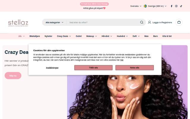 Stellaz.se storefront
